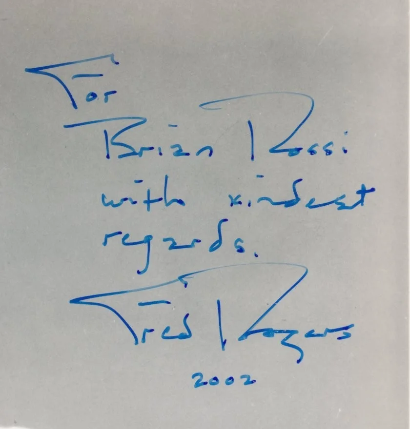 Fred Rogers / "Mr. Rogers" - 2002 Signed & Insc. 8x10 PBS Promo Photo, image 2