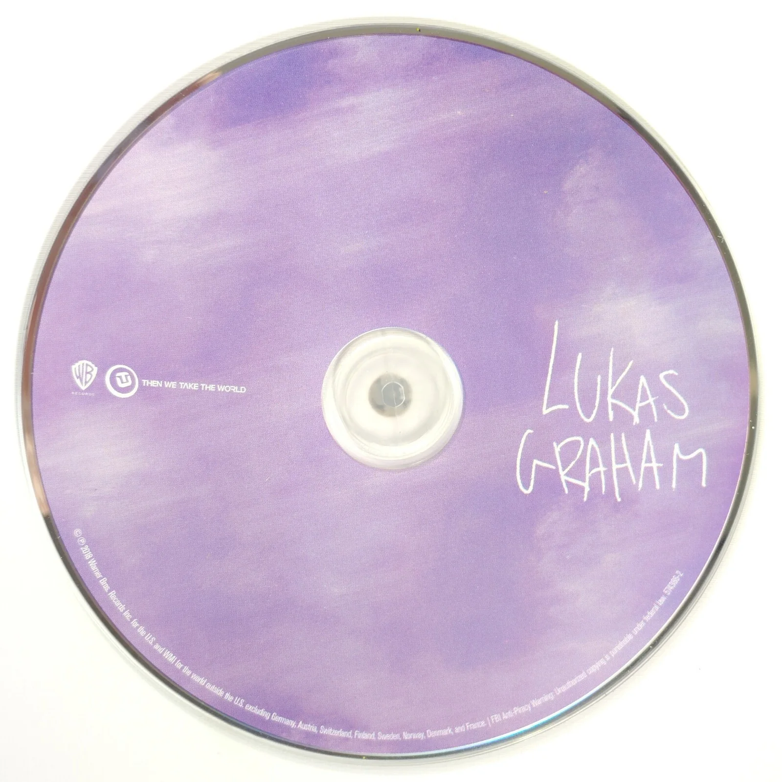 Lukas Forchhammer — Lukas Graham Signed 3 Purple Album CD Cover Framed Beckett COA Music Autograph, изображение 5