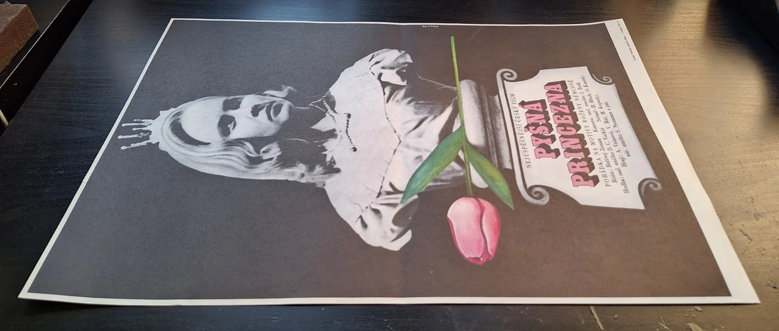 PYSNA PRINCEZNA THE PROUD PRINCESS ORIGINAL A3 CZECH MOVIE POSTER DOBROSLAV FOLL, изображение 2