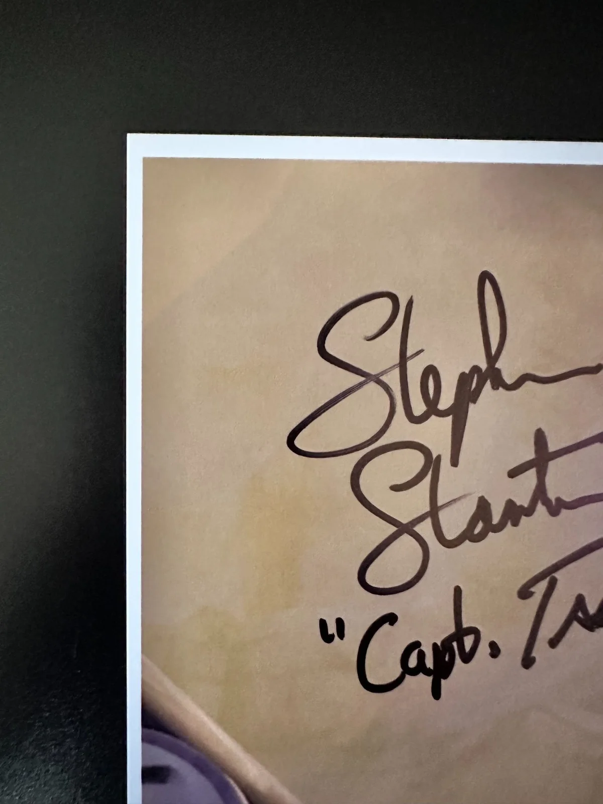 Stephen Stanton — Stephen Stanton Signed OPX 8x10 Star Wars Clone Wars Captain Tarkin Autograph, image 2