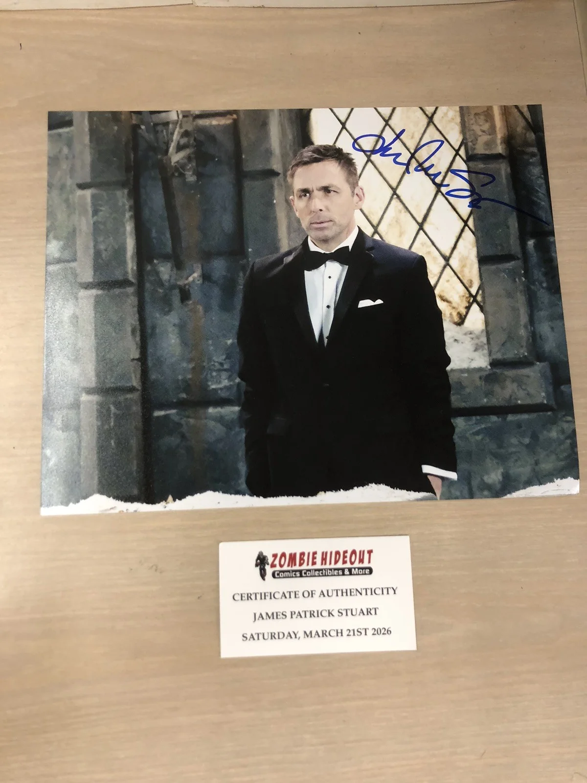 James Patrick Stuart — James Patrick Stuart SIGNED 8x10 GENERAL HOSPITAL SUPERNATURAL ACTOR AUTO COA