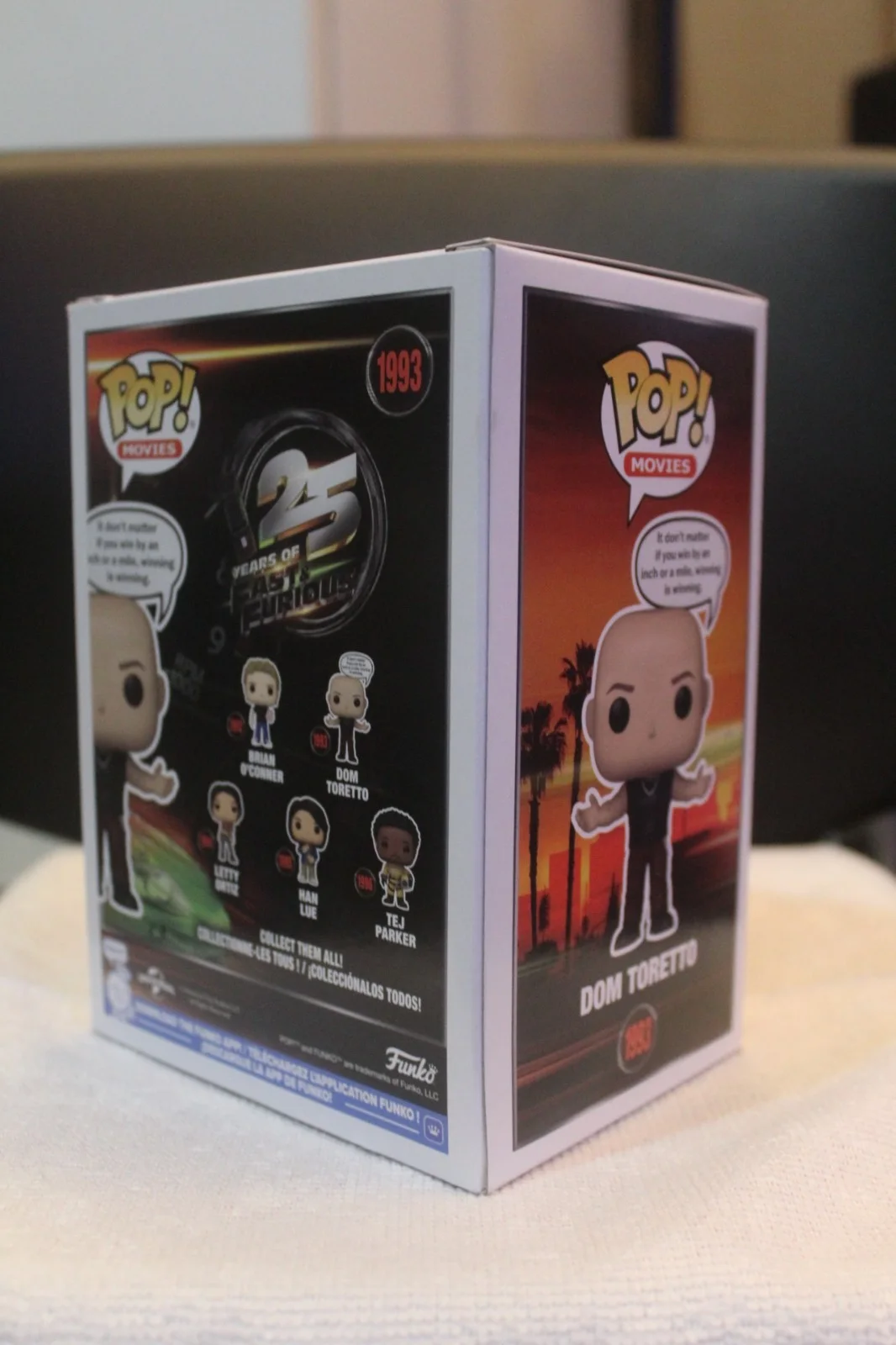 Vin Diesel — Signed Funko Pop Movies #1993 - Fast & Furious - Dom Toretto - Vin Diesel + COA, изображение 4
