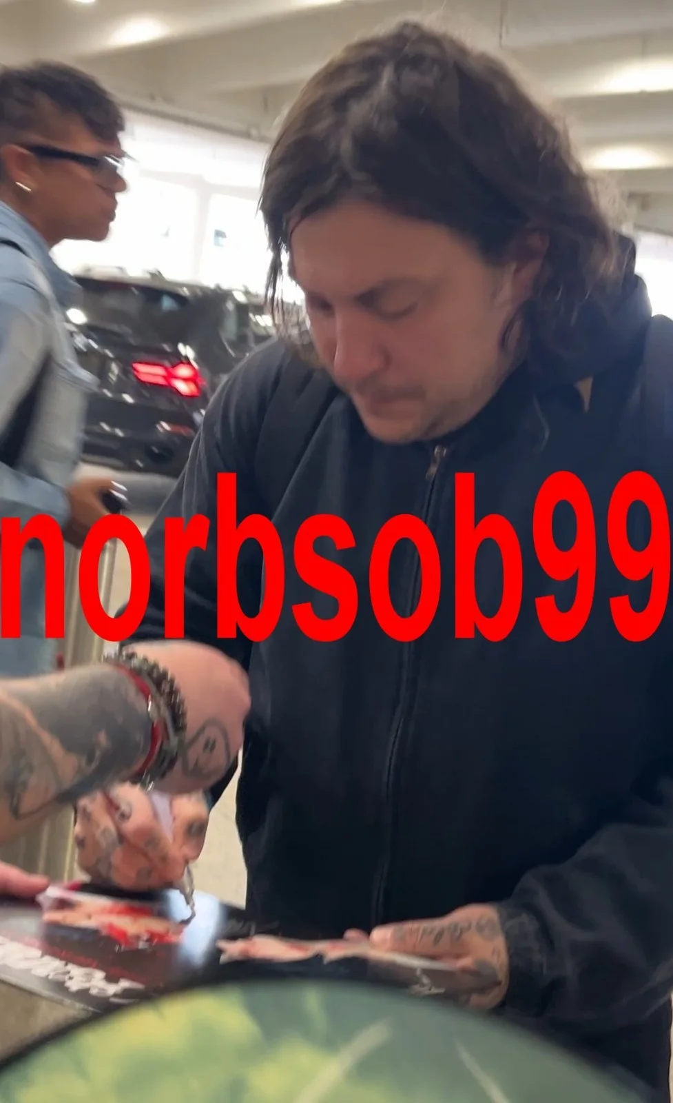 FRANK IERO SIGNED MY CHEMICAL ROMANCE LIFE ON THE MURDER SCENE VINYL EXACT PROOF, image 4