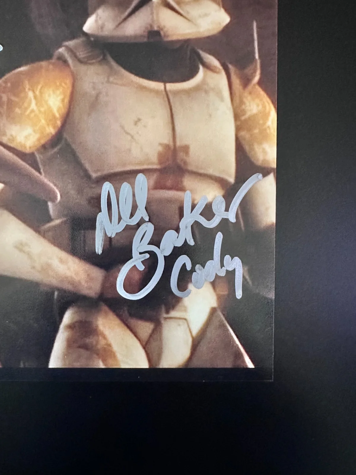 Dee Bradley Baker — Dual-Signed 8x10 Star Wars: The Clone Wars Citadel Arc Cody Even Piell Autograph, image 4