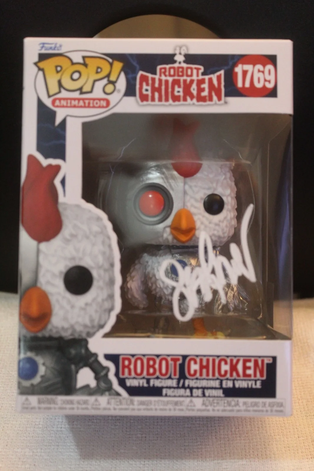 Seth Green — Signed Funko Pop Animation #1769 - Robot Chicken - Seth Green + COA