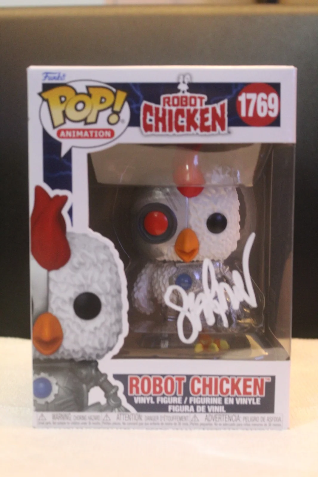Seth Green — Signed Funko Pop Animation #1769 - Robot Chicken - Seth Green + COA, изображение 2