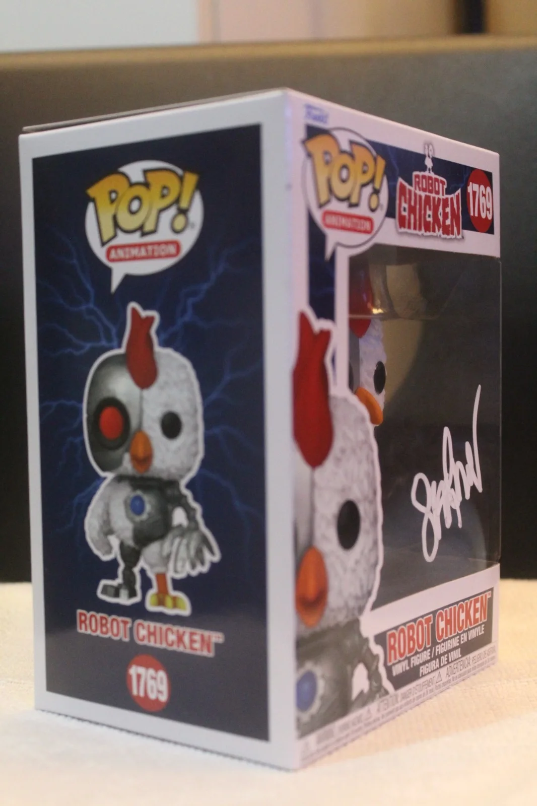 Seth Green — Signed Funko Pop Animation #1769 - Robot Chicken - Seth Green + COA, изображение 3