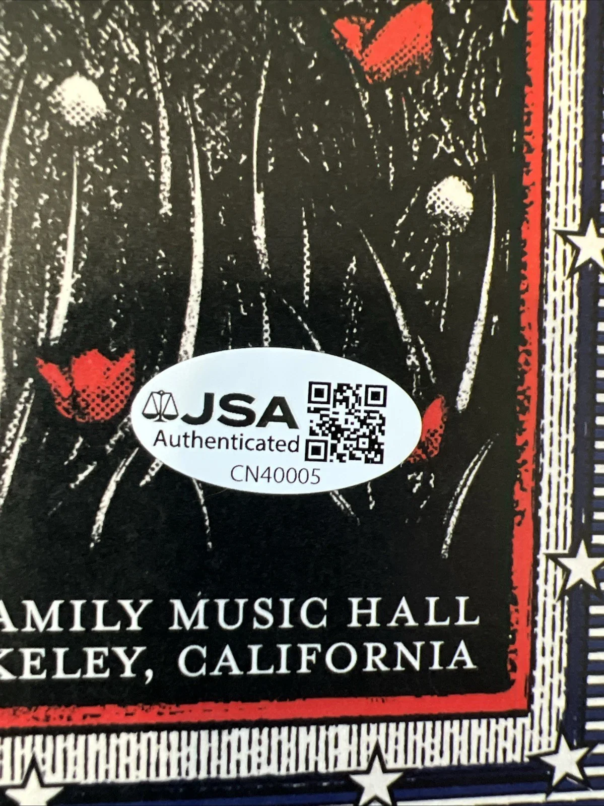 Jesse Welles Signed 2026 Tour Poster JSA Coa Autographed The UC Theatre Berkeley, image 3