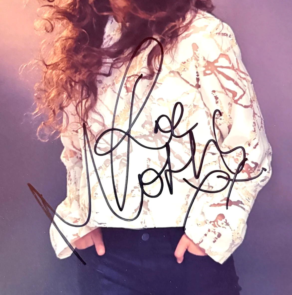 RAE MORRIS SIGNED AUTOGRAPHED 8X10 PHOTO UNGUARDED SOMEONE OUT THERE PSA COA, image 2