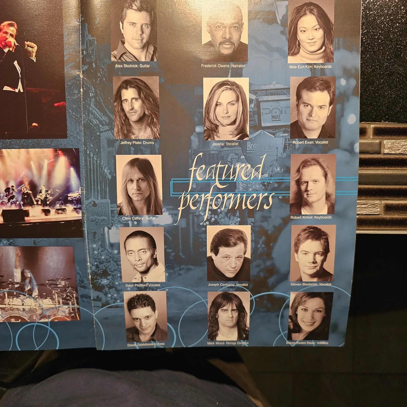 SIGNED 2001 Trans-Siberian Orchestra Tour Program Autographed TSO East Caffery, image 3