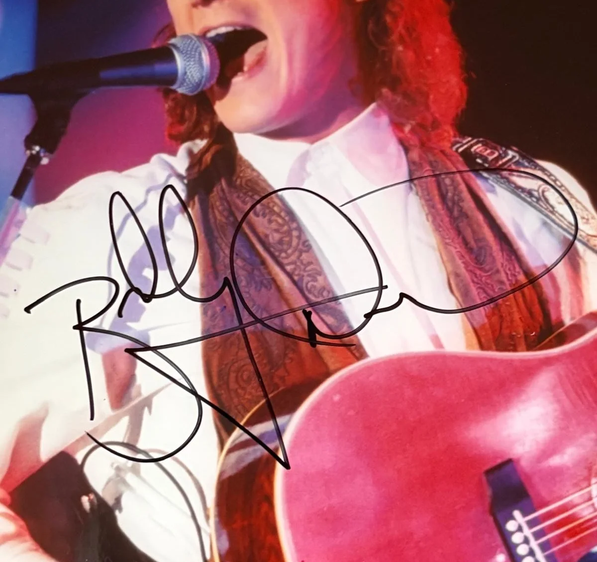 BILLY DEAN SIGNED AUTOGRAPHED 8X10 PHOTO ONLY HERE FOR A LITTLE WHILE PSA COA, image 2