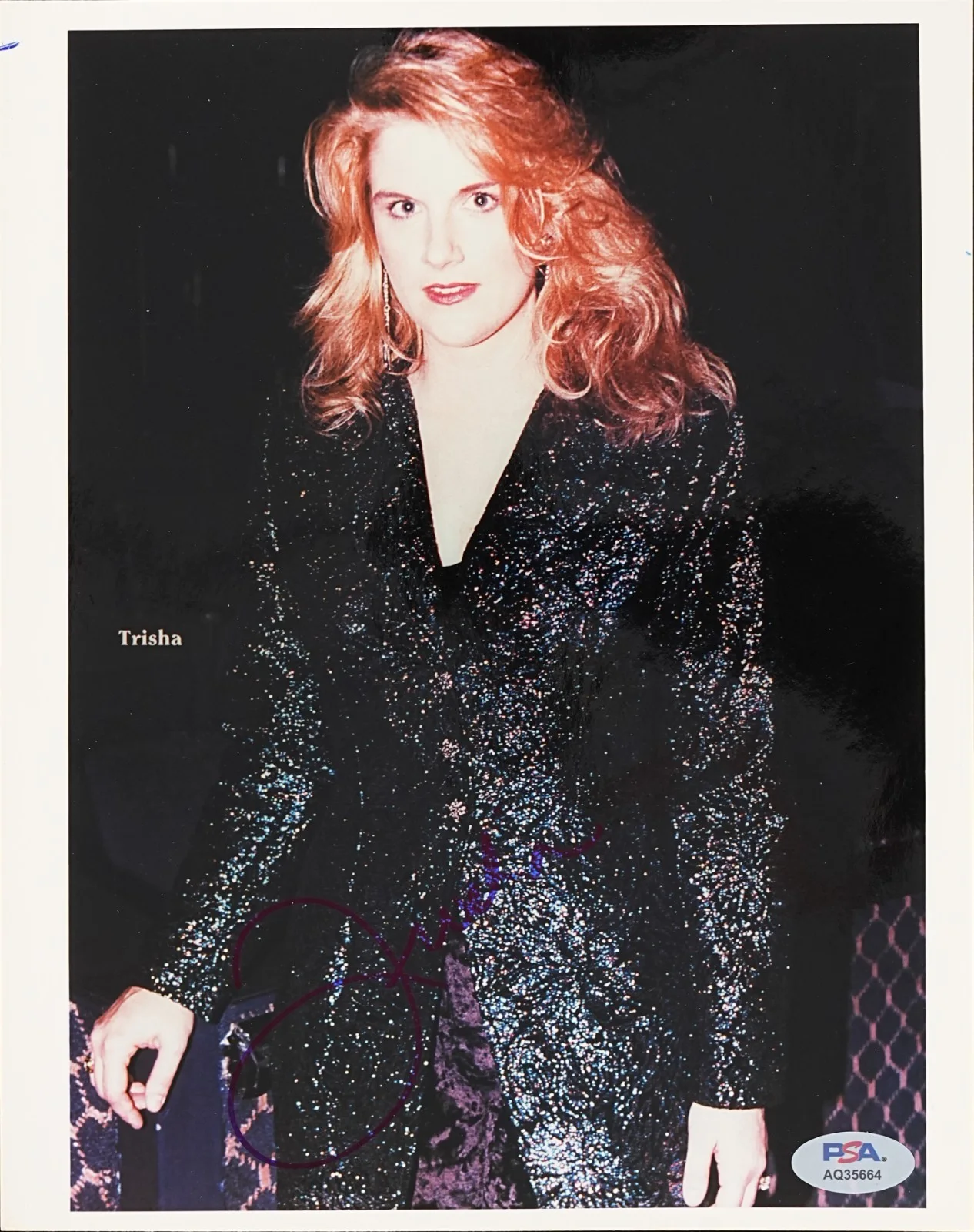 TRISHA YEARWOOD SIGNED AUTOGRAPHED 8X10 PHOTO THERE GOES MY BABY PSA COA, изображение 2
