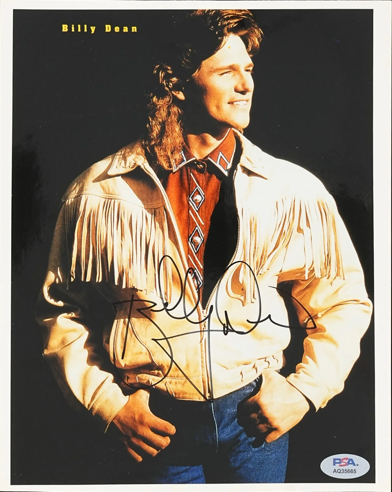 BILLY DEAN SIGNED AUTOGRAPHED 8X10 PHOTO BUY ME A ROSE ALISON KRAUSS PSA COA, изображение 2