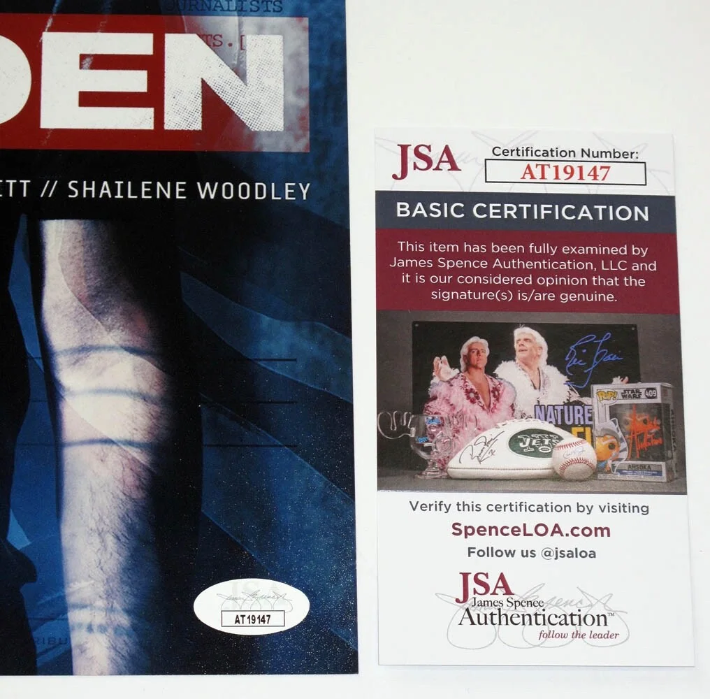 JOSEPH GORDON-LEVITT — Joseph Gordon-Levitt signed "SNOWDEN" 11x14 Photo x Dark Knight Rises JSA COA, image 3