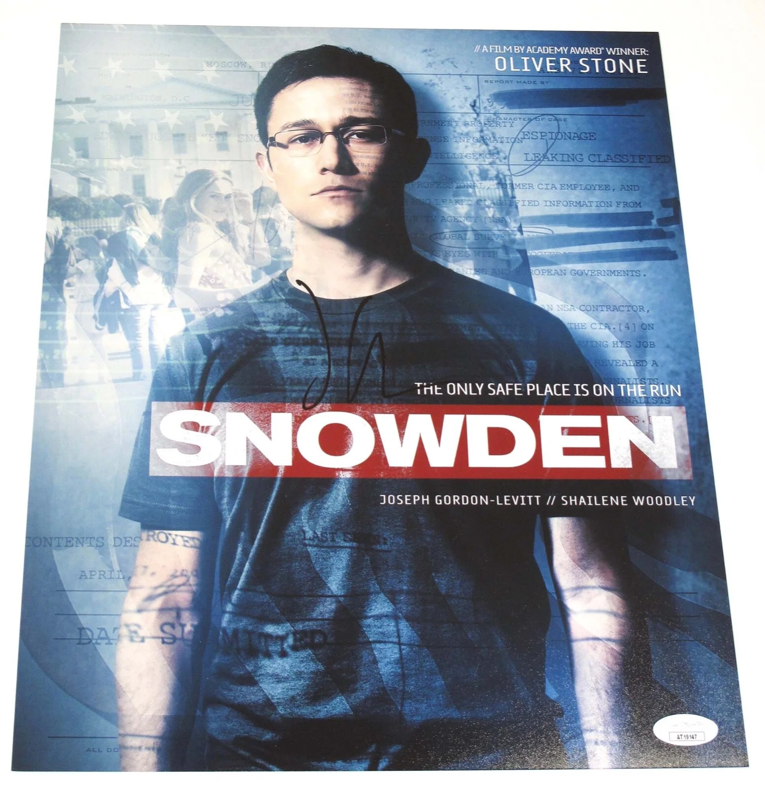 JOSEPH GORDON-LEVITT — Joseph Gordon-Levitt signed "SNOWDEN" 11x14 Photo x Dark Knight Rises JSA COA, image 5