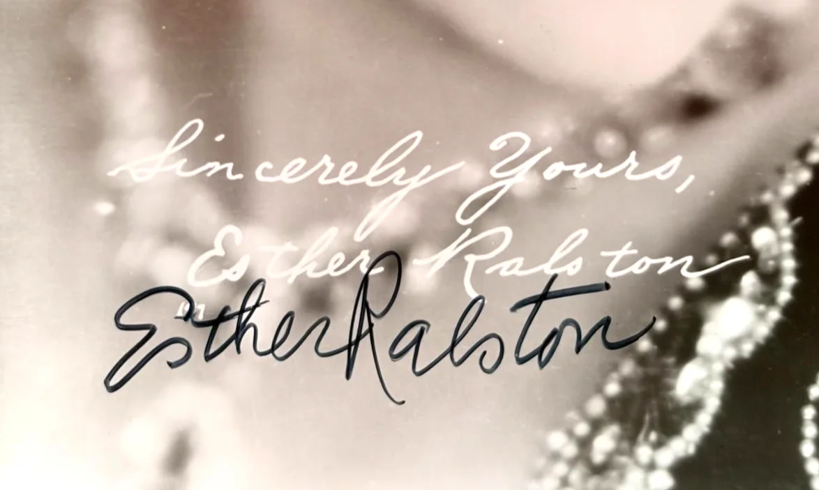 Esther Ralston — ESTHER RALSON SIGNED AUTOGRAPHED 8X10 PHOTO SILENT MOVIES VAUDEVILLE PSA COA, изображение 2