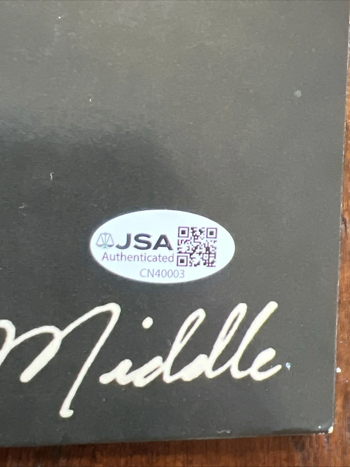 Jesse Welles Signed Middle Vinyl Record Album JSA Coa Autographed, image 3