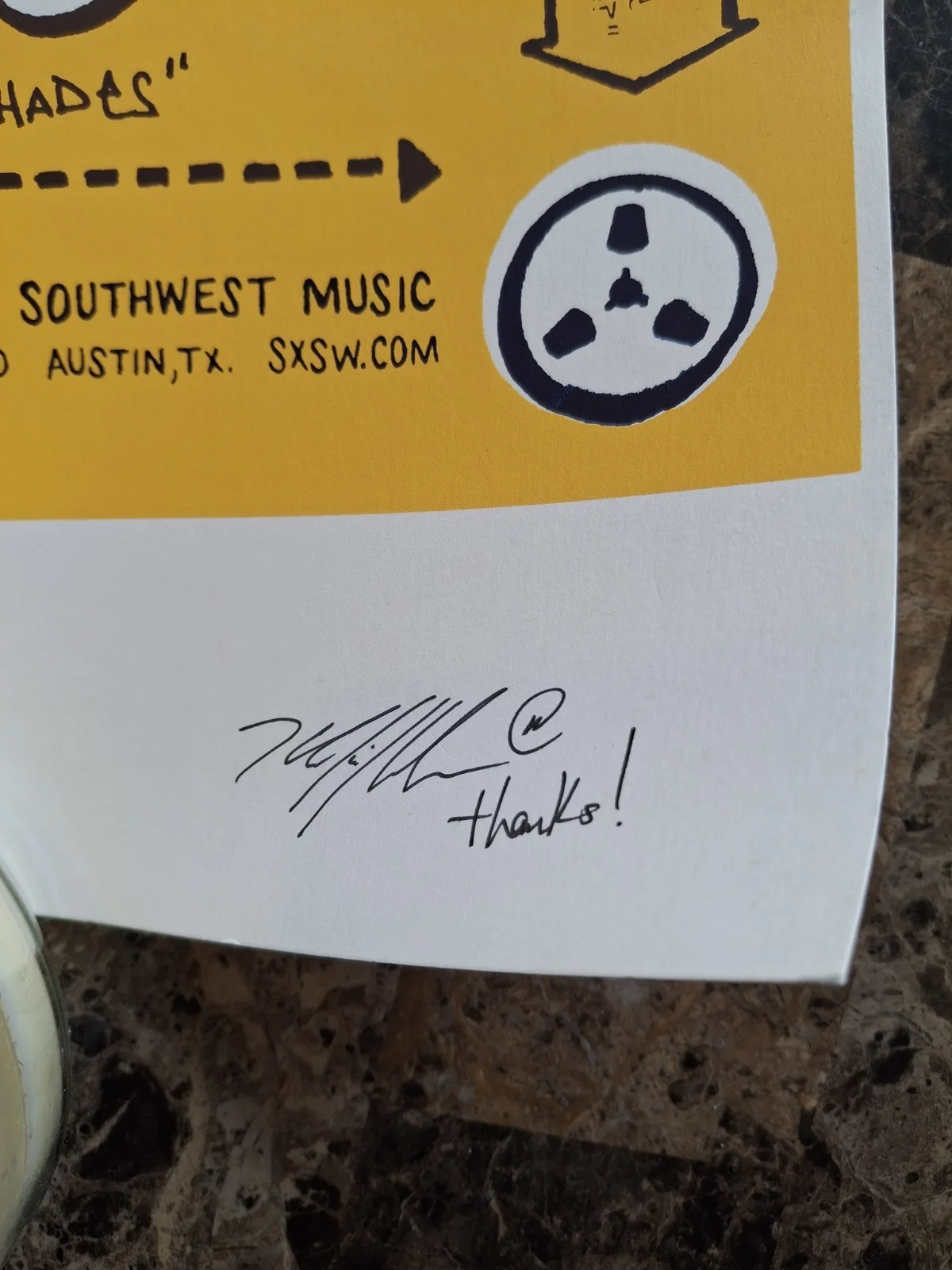 SxSW Promo Poster 2005 Signed By Artist Decoder Ring Design Collective Austin, image 2