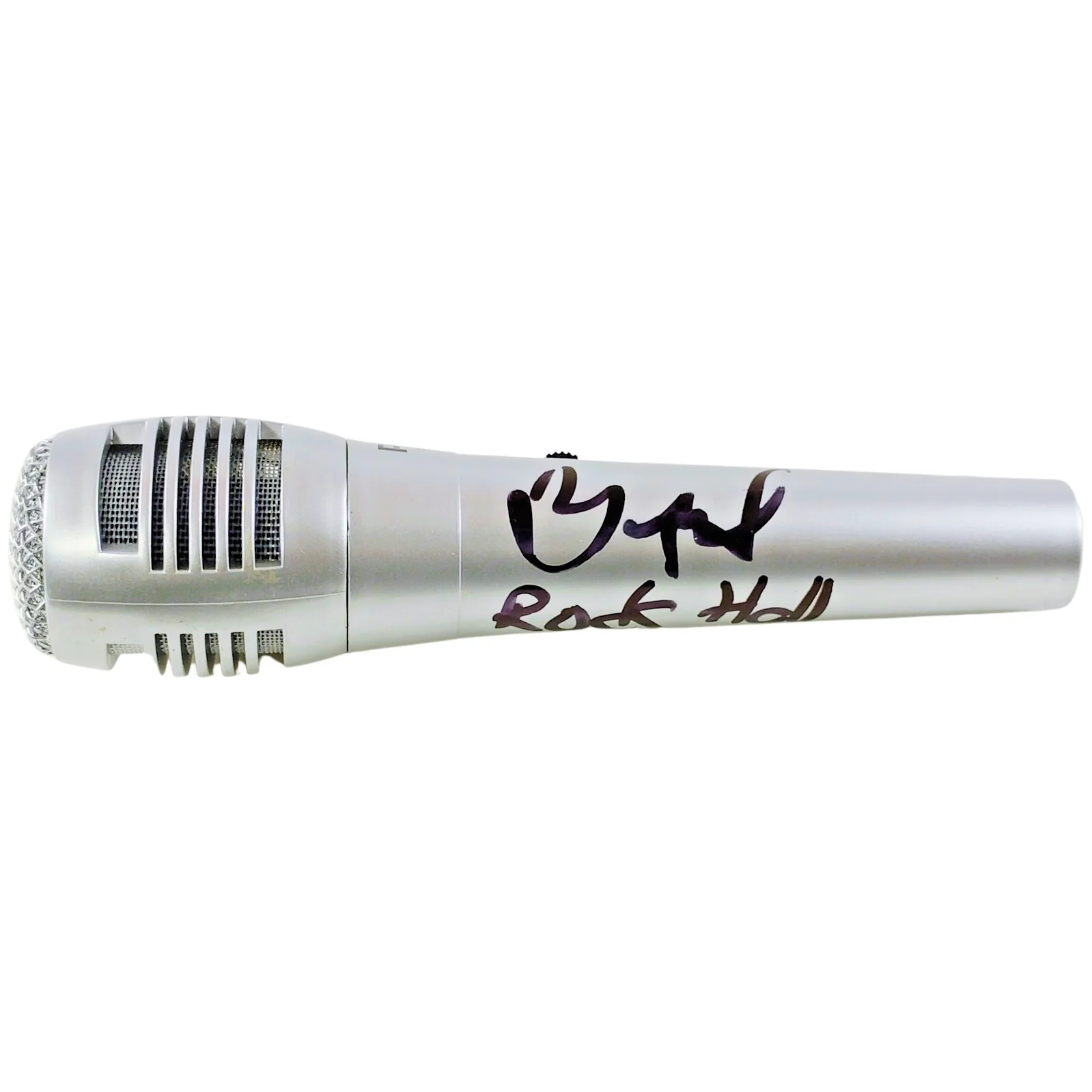 DJ Yella — DJ Yella NWA Signed Full Size Microphone Rock HOF Inscription Beckett BAS COA Ra, изображение 3
