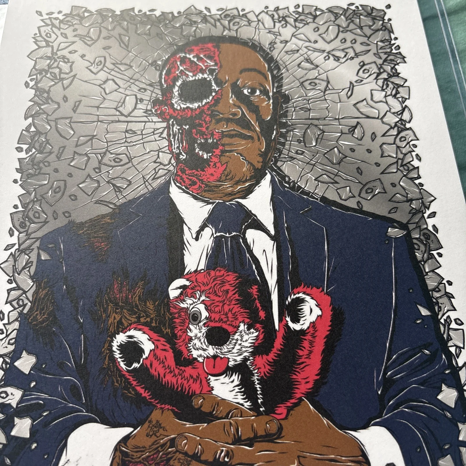 Giancarlo Esposito signed Gus Fring art print 8x10 Breaking Bad, image 3