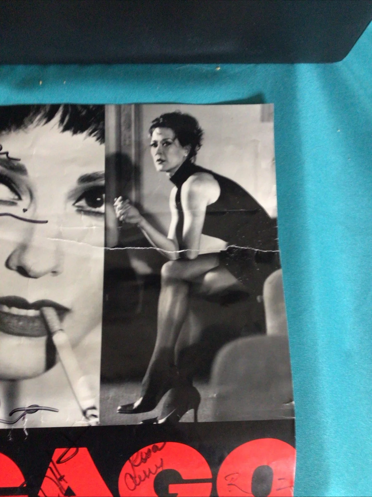Signed Poster Chicago The Musical Schubert Theatre 14” X 22”, изображение 5