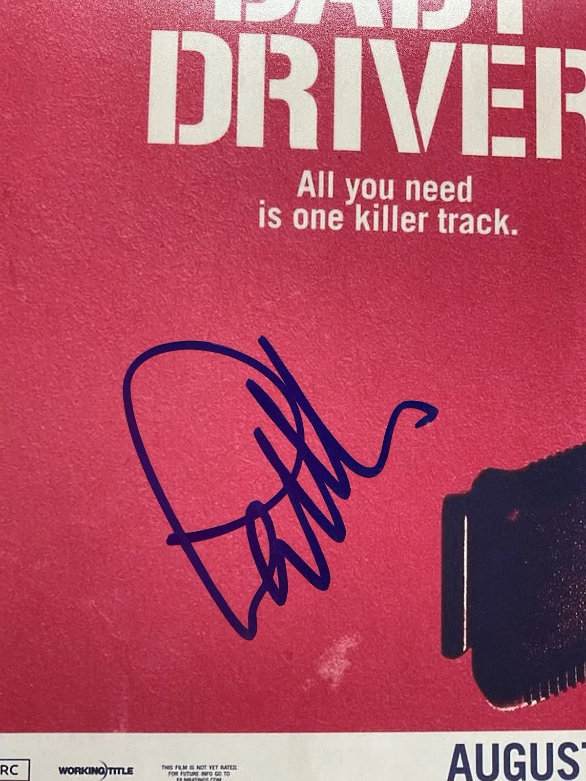 Paul Williams — Paul Williams signed 12x18 BAS Baby Driver signed 12x18 Rainbow Connection auto, image 2
