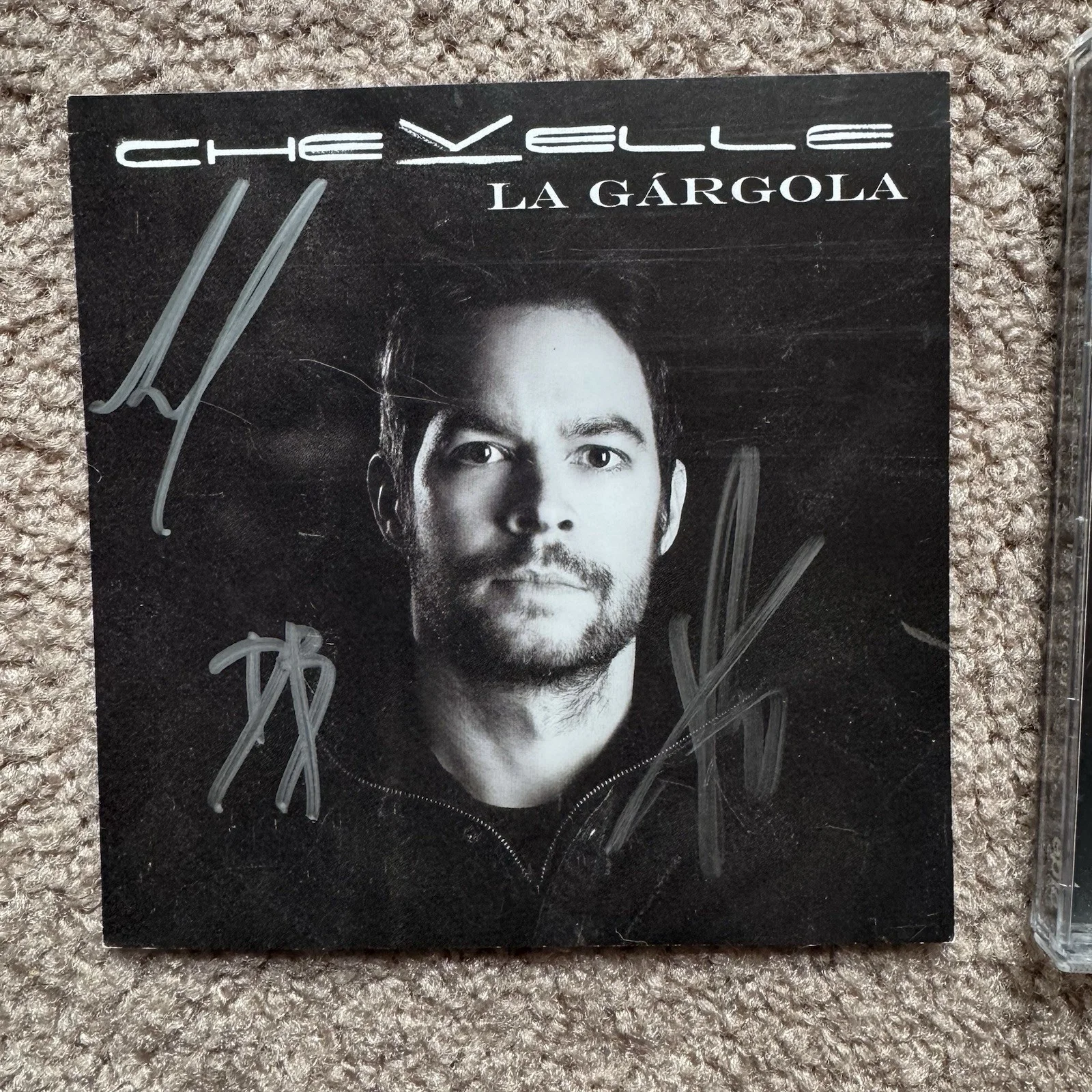Chevelle La Gargola CD Cover Print Signed Autographed W/CD, image 2
