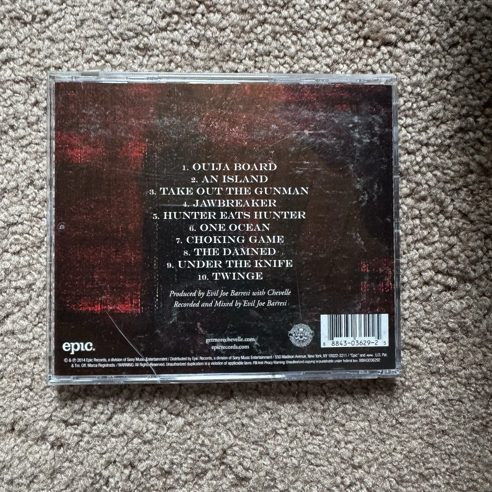 Chevelle La Gargola CD Cover Print Signed Autographed W/CD, image 4