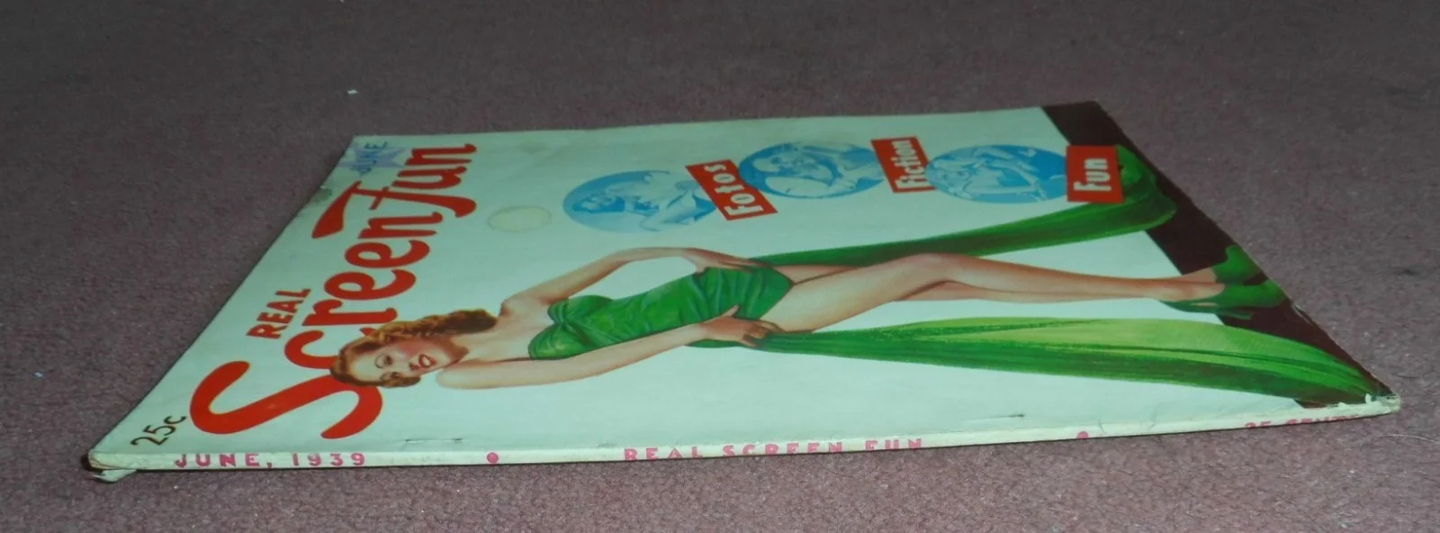 REAL SCREEN FUN (June 1939) US mag V. GOOD CONDITION (4.0), image 3