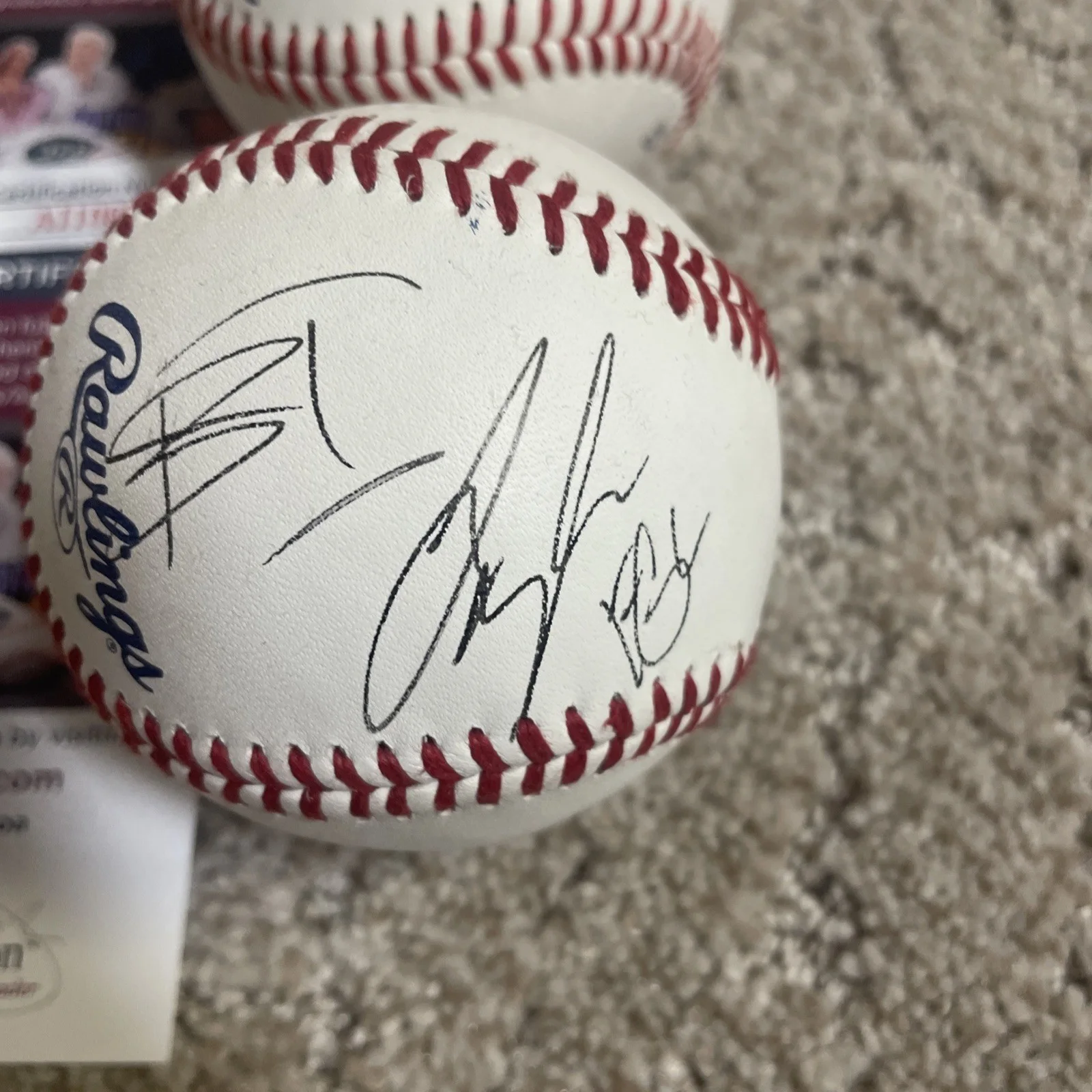 Florida Georgia Line Signed Minor League Baseball Auto Autographed Country JSA, image 2
