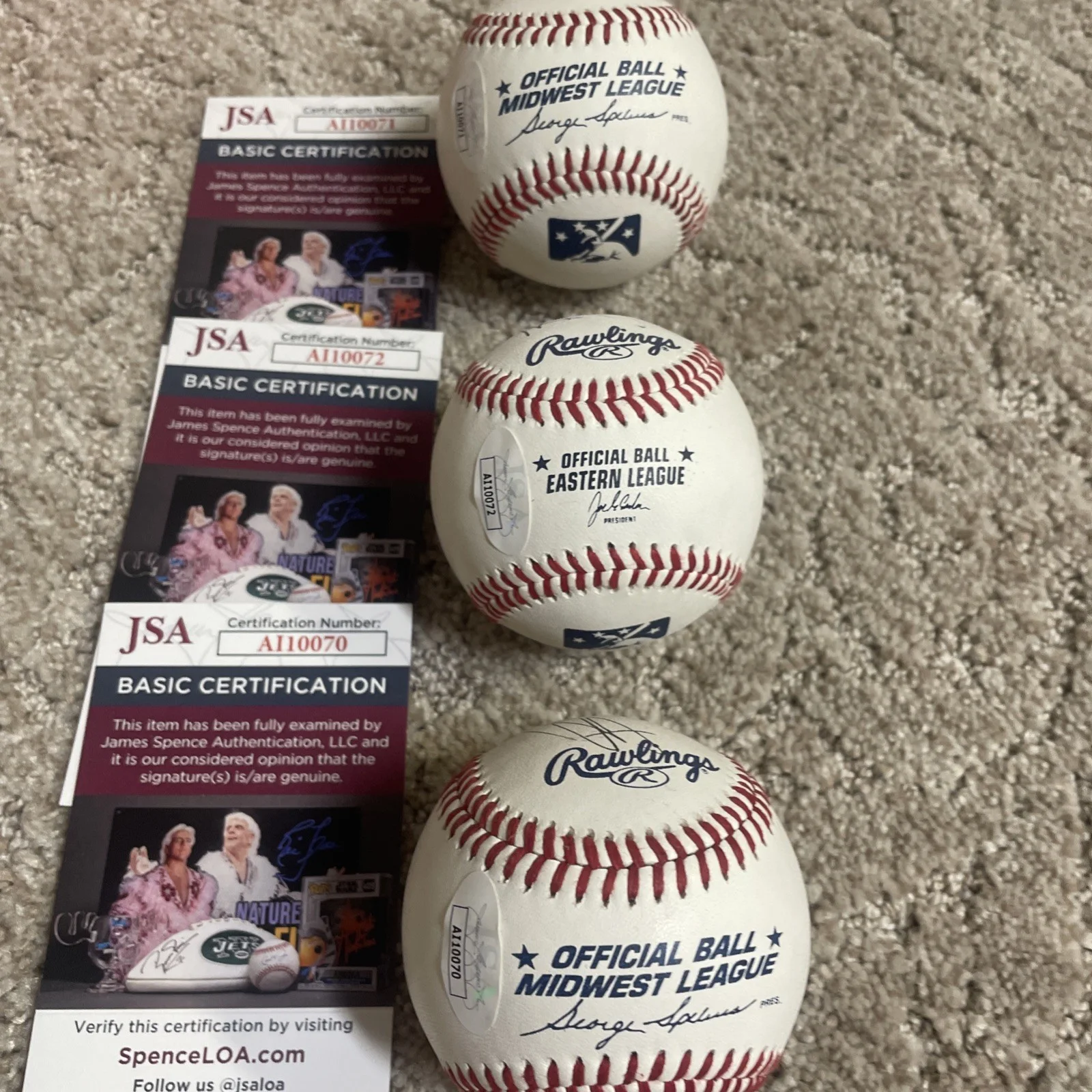 Florida Georgia Line Signed Minor League Baseball Auto Autographed Country JSA, image 5