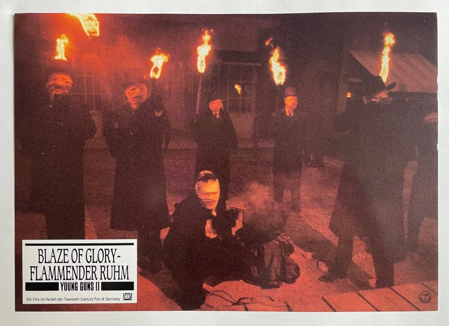 YOUNG GUNS 2 (1990) Set of 16 German Lobby Cards FOH Stills Emilio Estevez, изображение 4