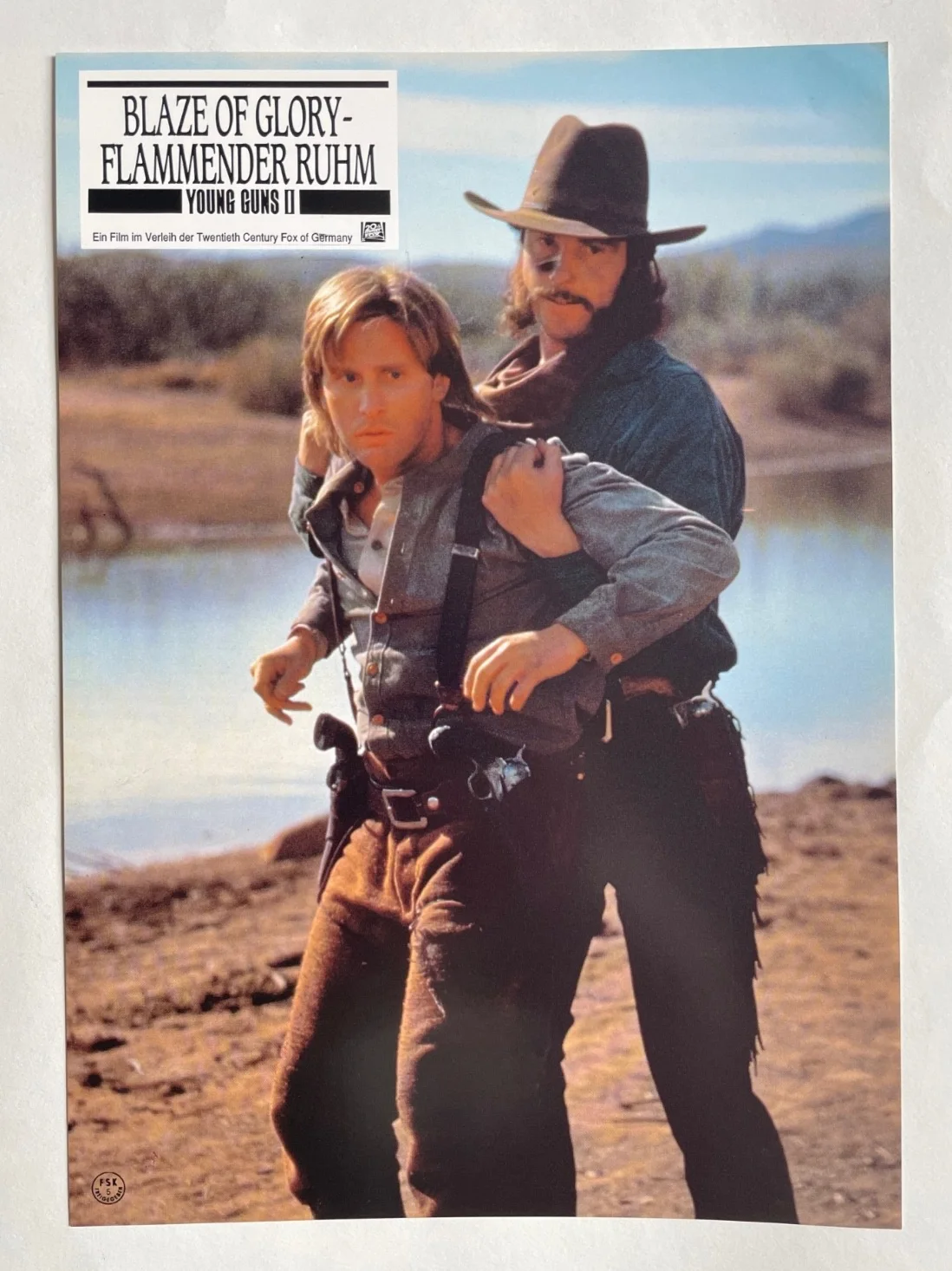 YOUNG GUNS 2 (1990) Set of 16 German Lobby Cards FOH Stills Emilio Estevez, изображение 5