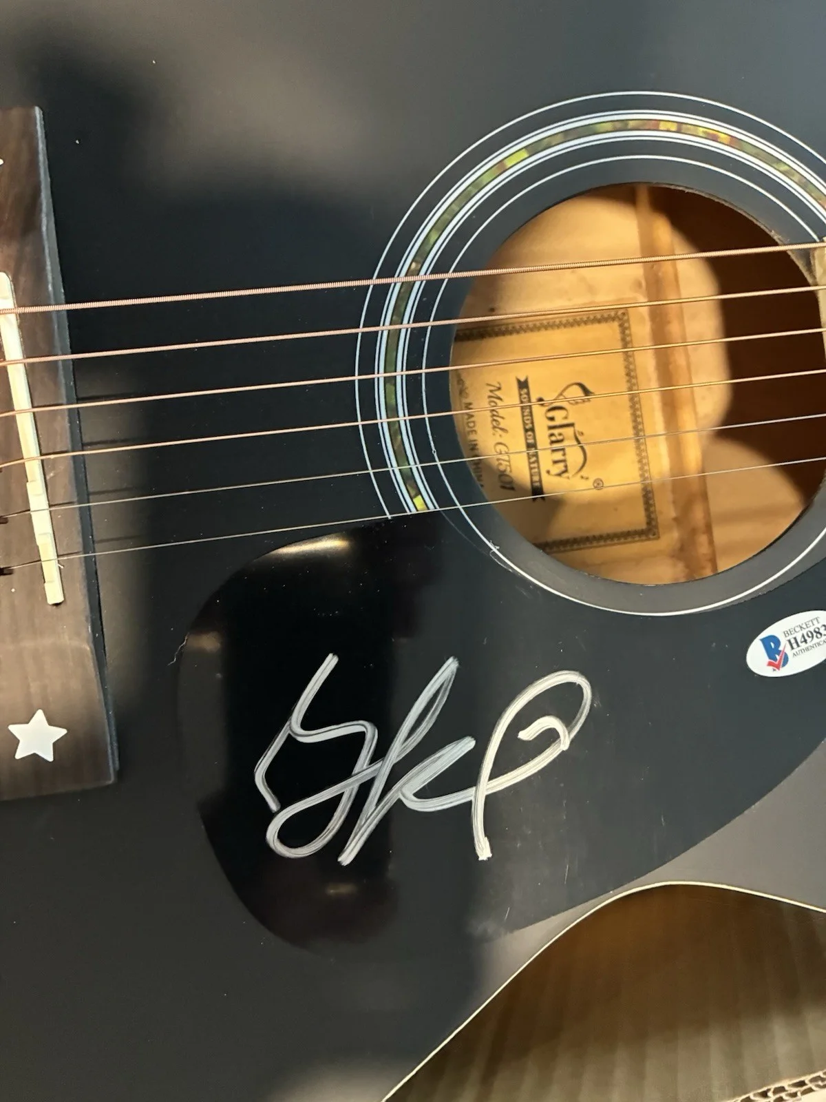 Brad Paisley Signed Acoustic Guitar - Beckett Authenticated Original, image 3