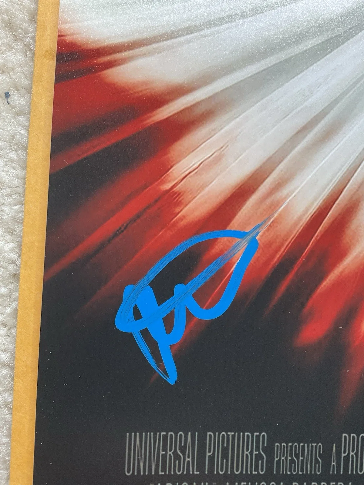 Tyler Gillett — Abigail signed 12x18 BAS Tyler Gillett auto Matt Bettinelli-Olpin signed 12x18, image 3