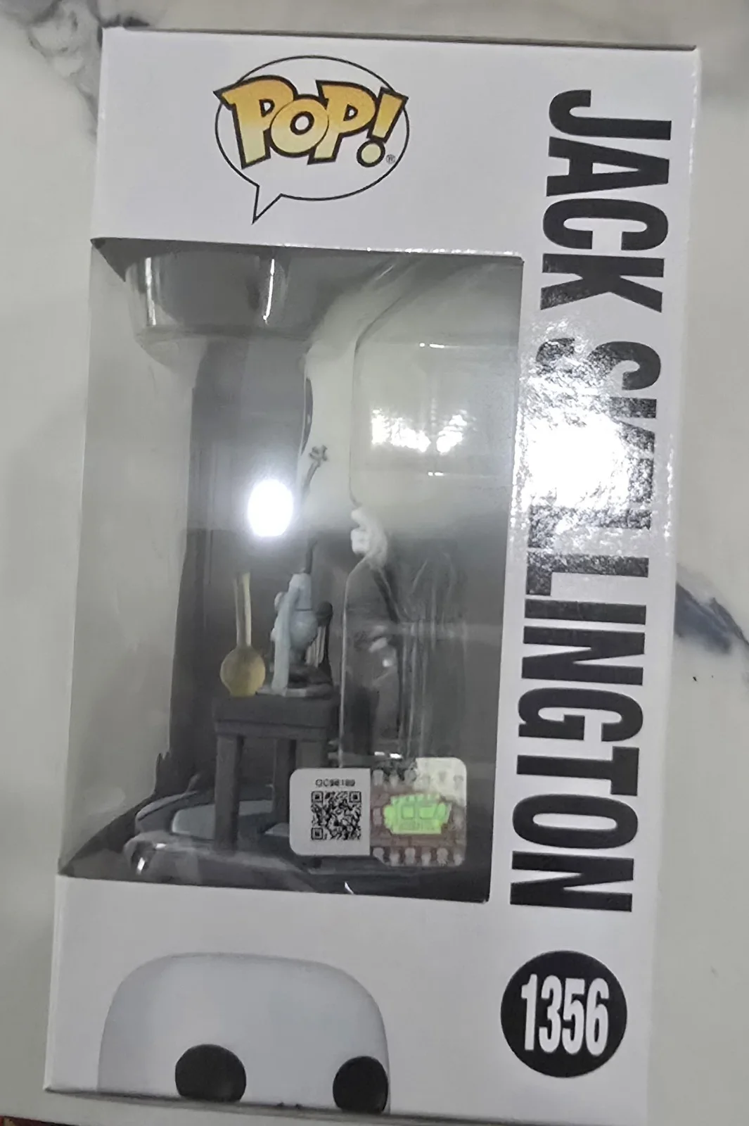 CHRIS SARANDON — Chris Sarandon SIGNED Jack Skellington Disney FUNKO Pop #1356 OCCM COA, image 2