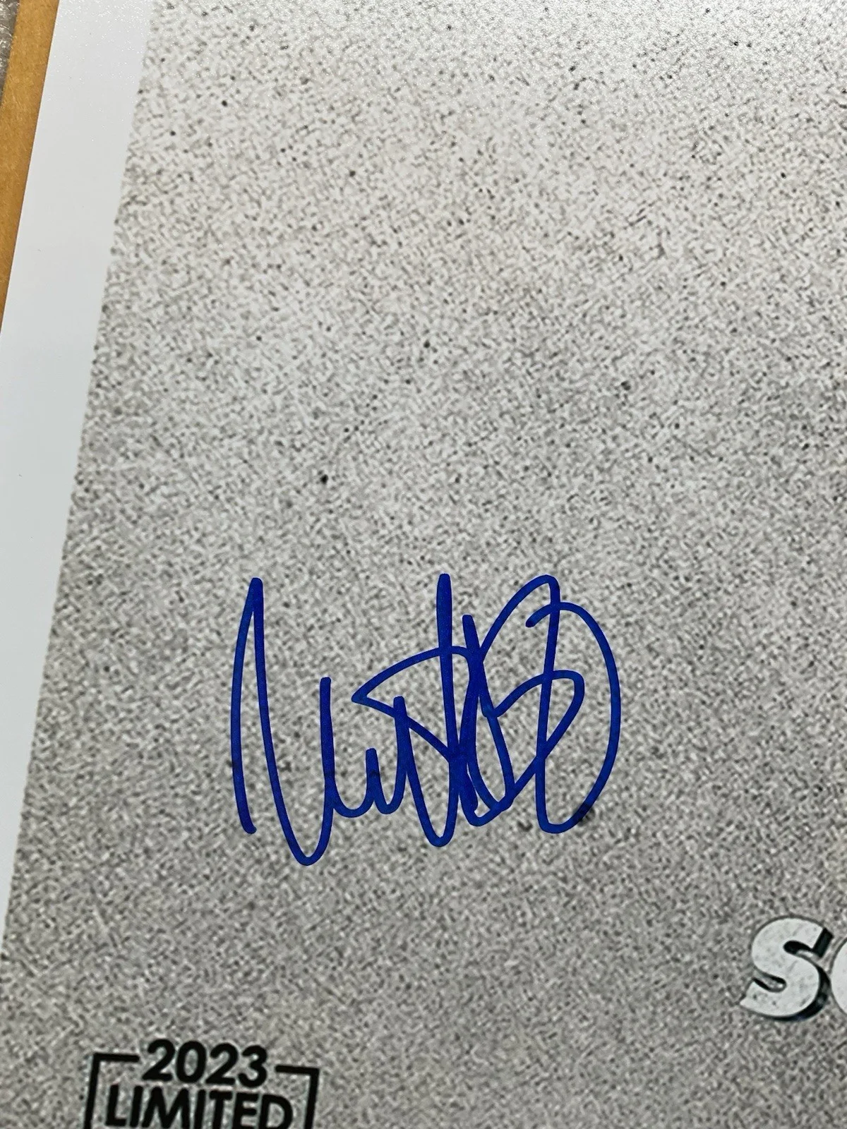 Tyler Gillett — Scream signed 12x18 BAS Tyler Gillett auto Matt Bettinelli-Olpin signed 12x18, image 2