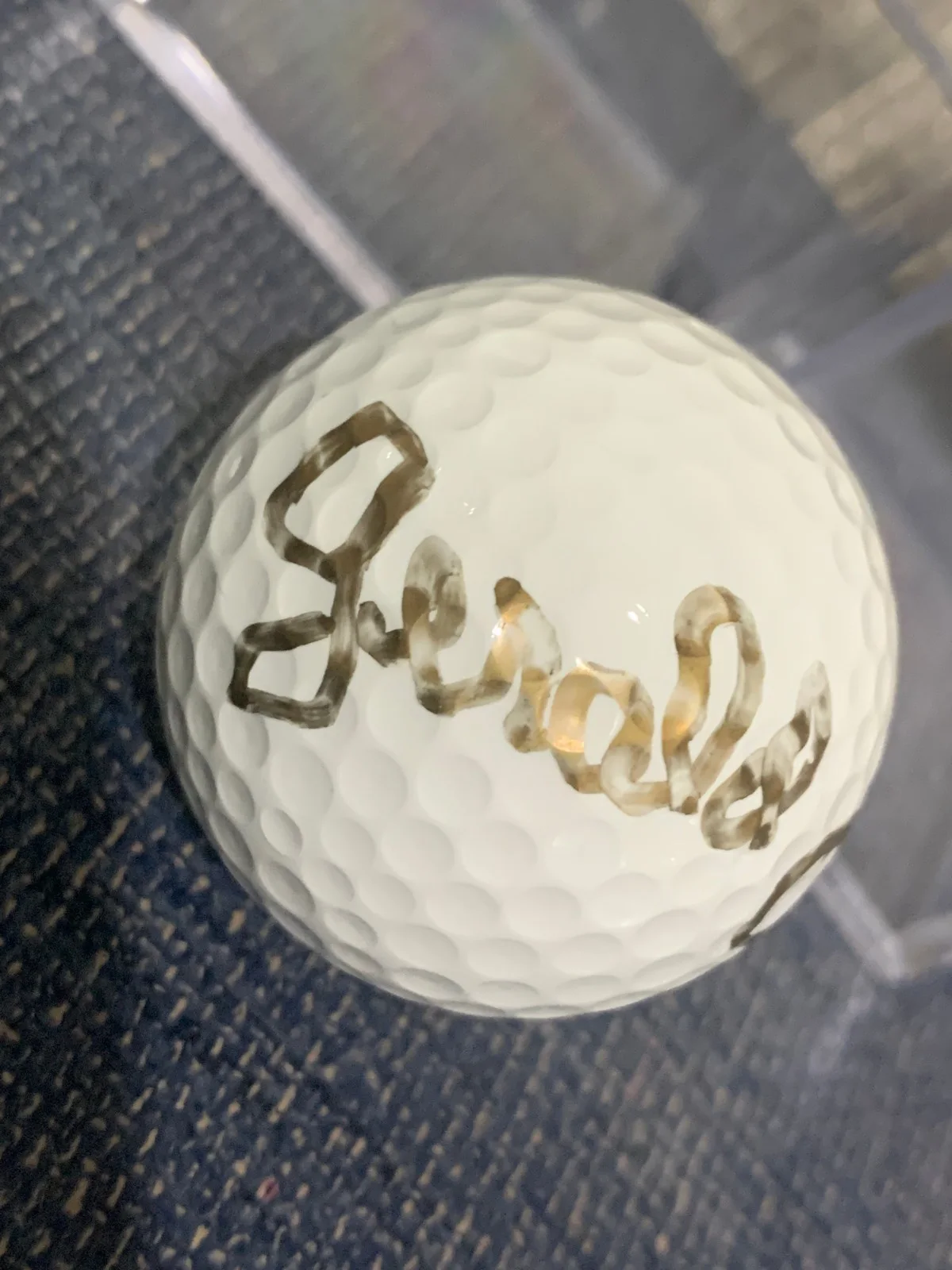 Gerald Okamura — GERALD OKAMURA Autographed NIKE Golfball, image 3