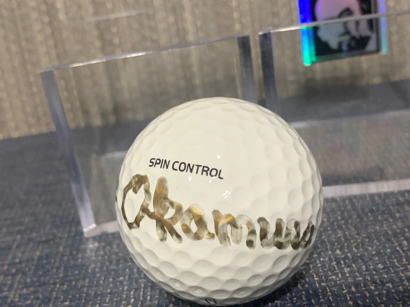 Gerald Okamura — GERALD OKAMURA Autographed NIKE Golfball, image 4