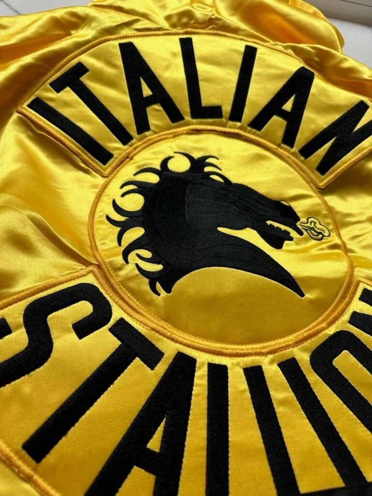 Sylvester Stallone — Sylvester Stallone Rocky Balboa Autographed Italian Stallion Robe ASI Proof, image 3