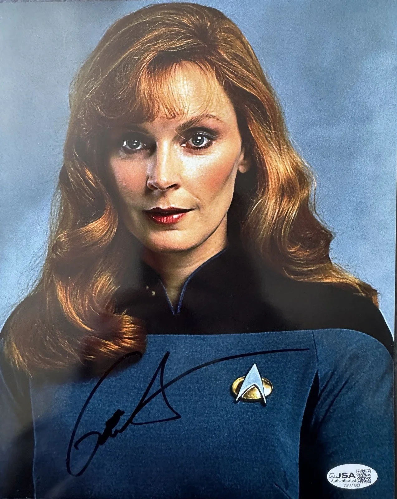 Gates McFadden — Gates McFadden Star Trek 8x10 Signed Photo JSA COA Autograph The Next Generation