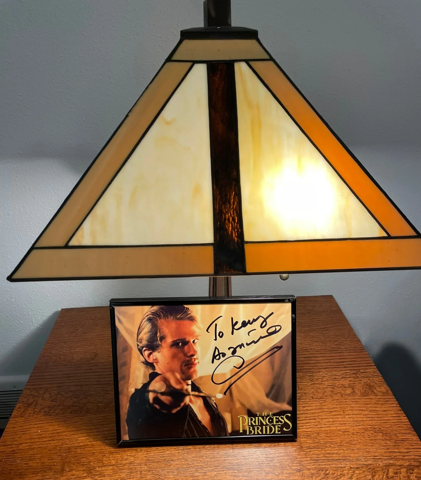 Cary Elwes — Vintage Cary Elwes Signed Framed The Princess Bride Photo 8x10 Autograph Wesley