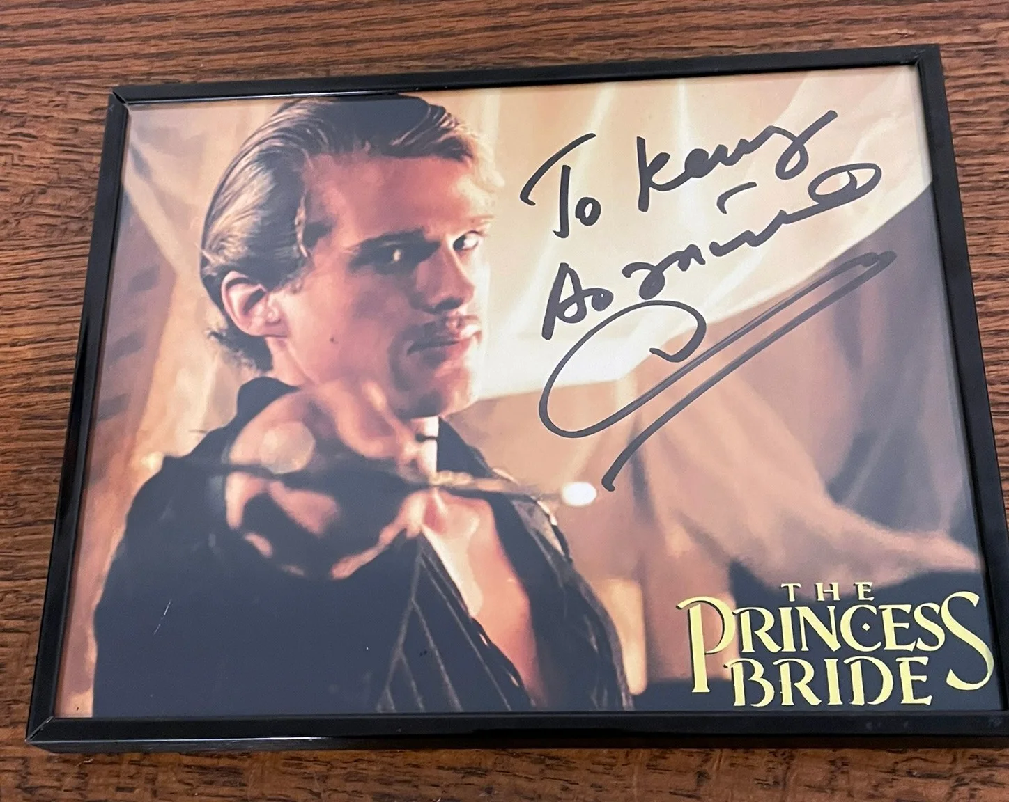 Cary Elwes — Vintage Cary Elwes Signed Framed The Princess Bride Photo 8x10 Autograph Wesley, изображение 5