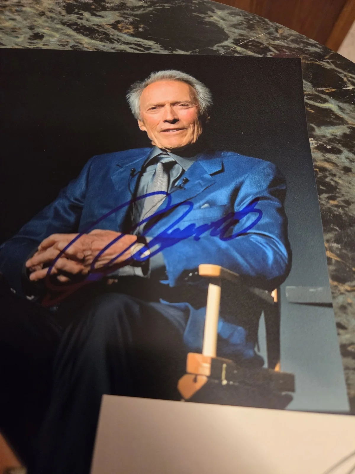 Lot Of (3) Clint Eastwood Autographs Photo And Index Card Signed, изображение 5