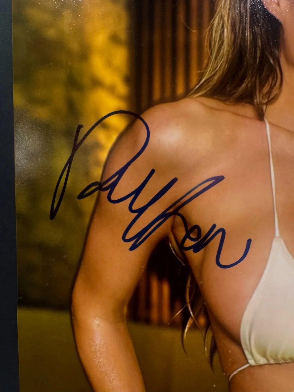 PENNY LANE SIGNED 16X20 SI SWIMSUIT MODEL PHOTO SPORTS SI MAG AUTO BECKETT COA, изображение 2