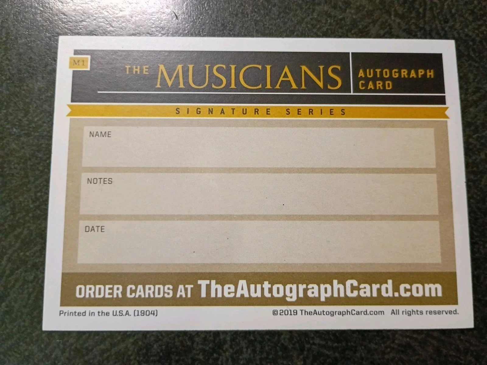 DAVID ELLEFSON Hand Signed Autograph CARD - MUSICIAN GUITARIST - MEGADETH, изображение 3