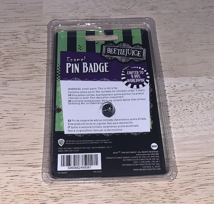 Beetlejuice Beetlejuice Limited Edition Pin Badge Fanattik, image 2