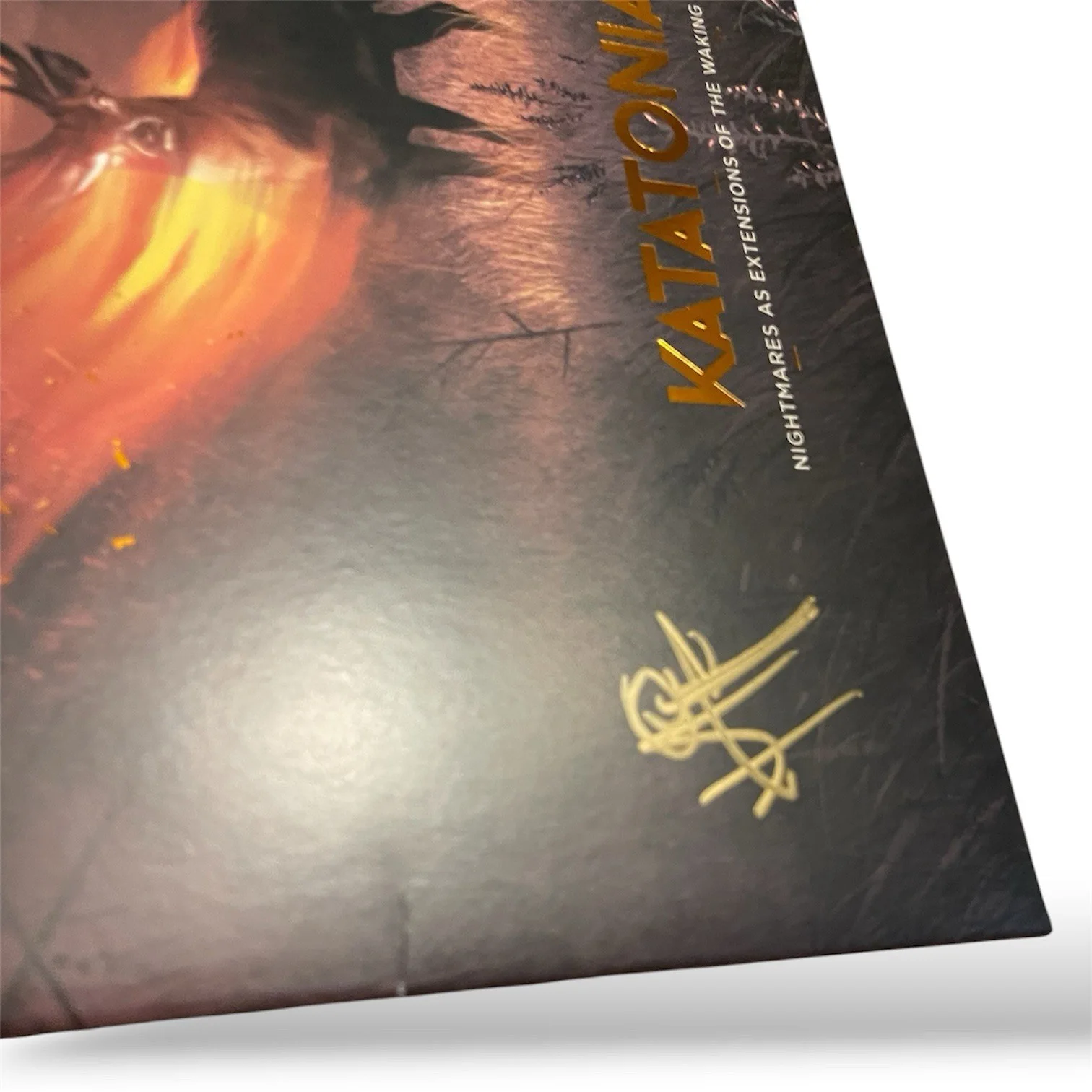 SIGNED COVER! Katatonia Nightmares as Extensions of the Waking State Black Vinyl, изображение 4