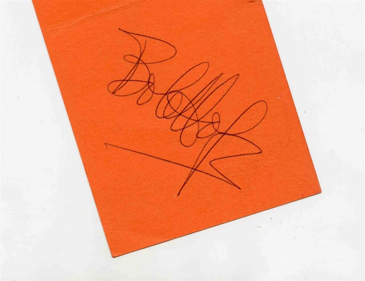 Bob Hope Gala 1971 Signed Ticket SMU Dallas Texas, image 2
