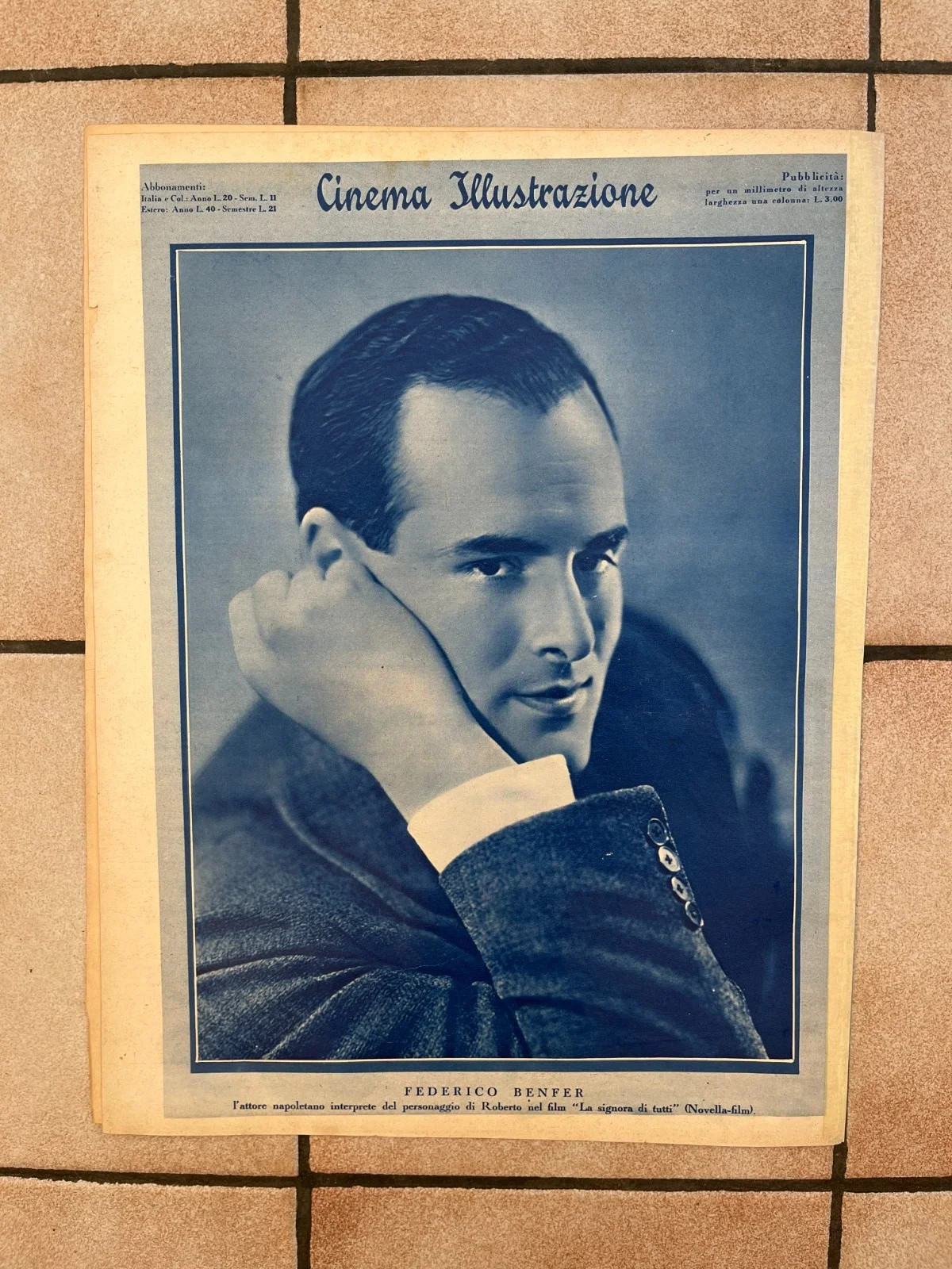 Vintage FAY WRAY FREDRICO BENFER BETTE DAVIS MARION DAVIES Italian Mag 1934, изображение 2